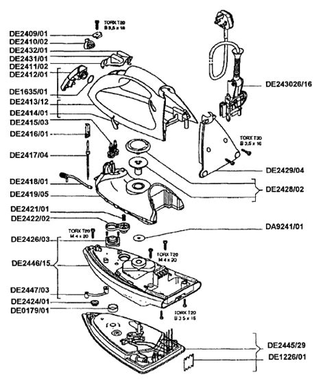 Rowenta Iron Parts Diagram