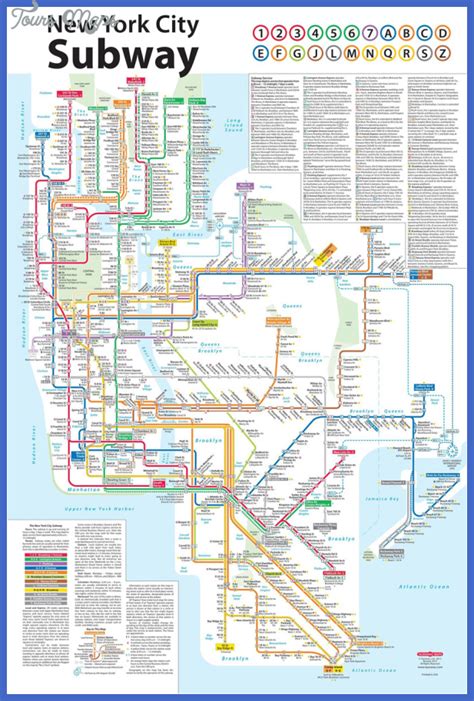 New York Subway Map - ToursMaps.com