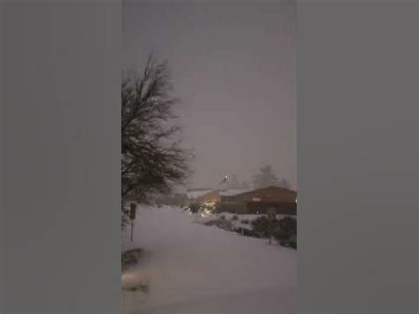 Thundersnow in Arizona #weather #snow#crazy #thunder #lighting#driving #roads #safety #noise ...