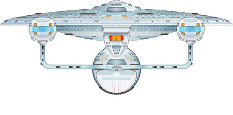 U.S.S. Enterprise NCC-1701-C Rear View