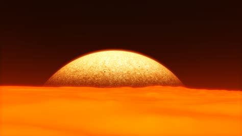 This is how an Orange Dwarf looks from the surface of a Brown Dwarf : r/spaceengine