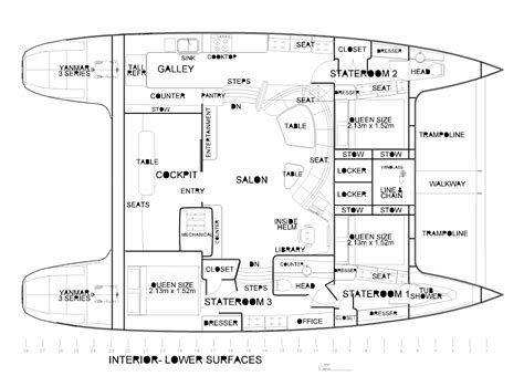 Chapter Catamaran hull plan | Mi Je