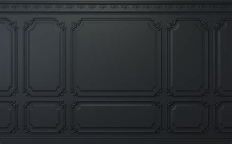 Classic Wall Of Dark Wood Panels Design And Technology Stock Photo - Download Image Now - iStock