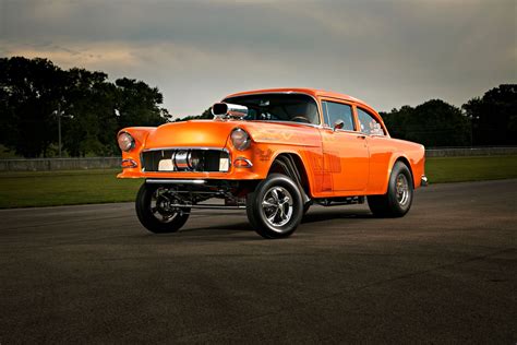 1955, Chevrolet, Chevy, 210, Coupe, Gasser, Drag, Old, Style, Race, Usa ...