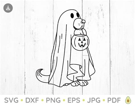 Ghost Dog SVG Dog SVG Ghost SVG Ghost Silhouette Ghost Dog - Etsy