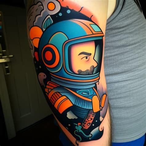 56 Spaceman Tattoo Ideas - TattooClue.com