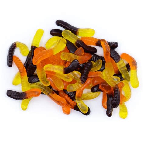 Gummy Halloween Worms made fresh by the pound| LorentaNuts.com