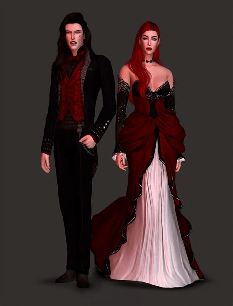 EVENT SET COLLABORATION by SSTS & PLAZASIMS | plazasims | Vampire dress ...