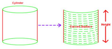 Lateral Surface Area of Right Circular Cylinder at Algebra Den