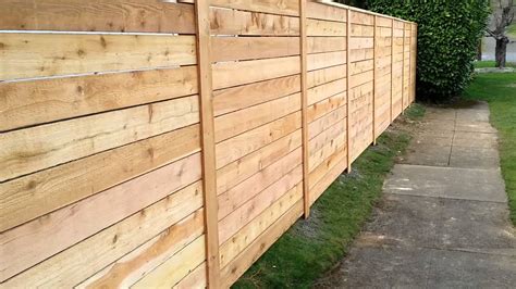 Horizontal Fence Panels