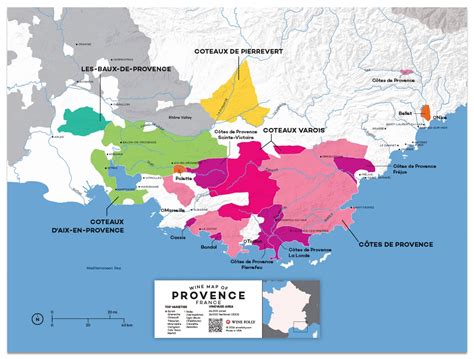 Map Of France With Provence - Fall Time Change 2024