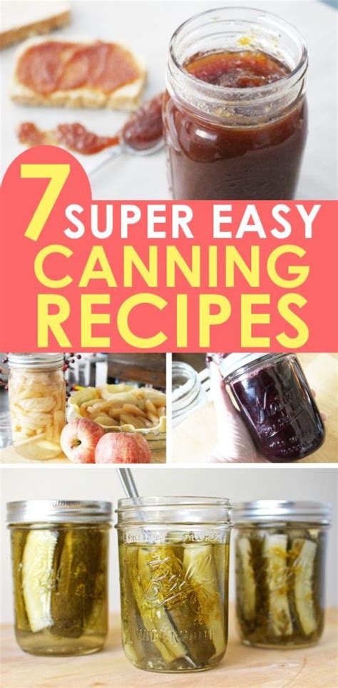 7 Easy Water Bath Canning Recipes for New Canners