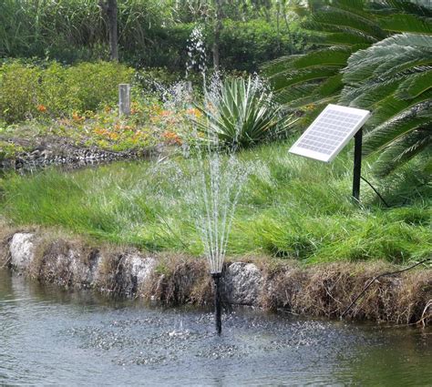 Solar Garden Pond Fountains | Backyard Design Ideas