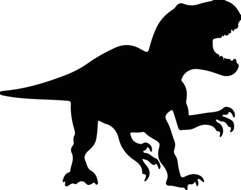 Velociraptor black silhouette 38103250 Vector Art at Vecteezy