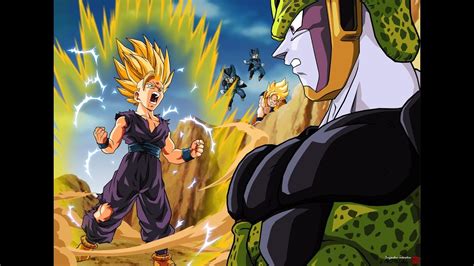 awesomedragonball: Dragon Ball Z Gohan Vs Cell / Cell vs Gohan by ...