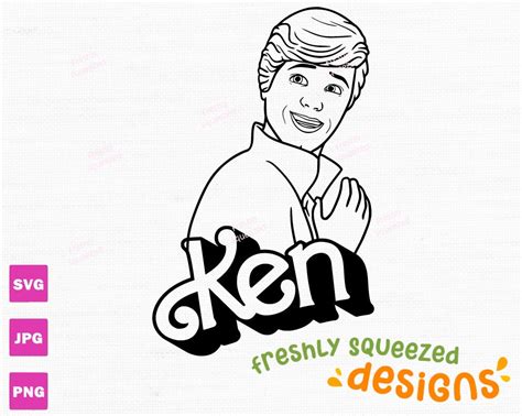 Ken Kenny Retro Doll Svg Png Jpg Bundle, SVG File for Cricut, Layered SVG Files, Clipart Files ...