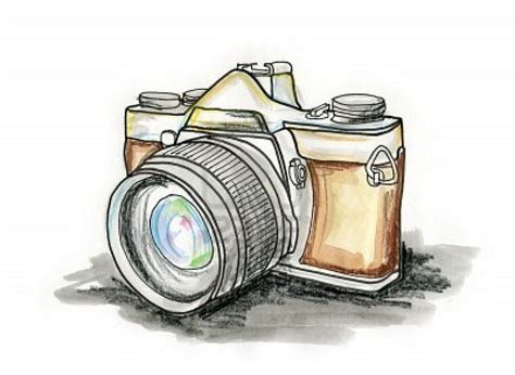 appareil photo vintage dessin - Recherche Google | Dessin appareil photo, Dessin, Photo dessin