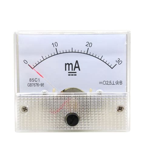 Analog Ammeter (0-30mA) - Great for Laser Engravers