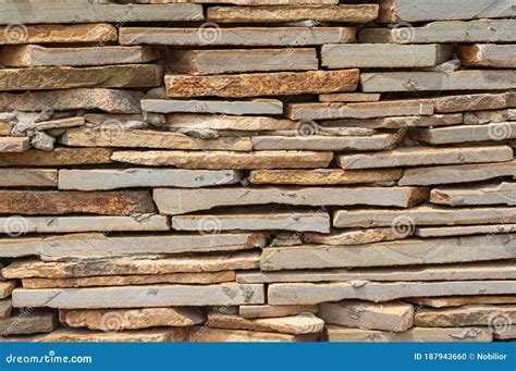 Wall made of flagstone stock photo. Image of pattern - 187943660