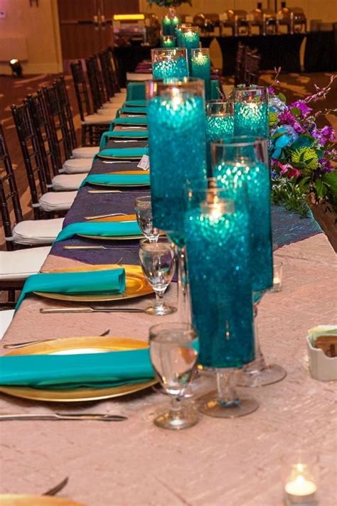 25 Teal Wedding Decorations Ideas - Wohh Wedding