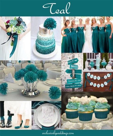 10 Terrific Teal Colour Palette Ideas List – Jennifer Ramirez Baulch | Popular wedding colors ...