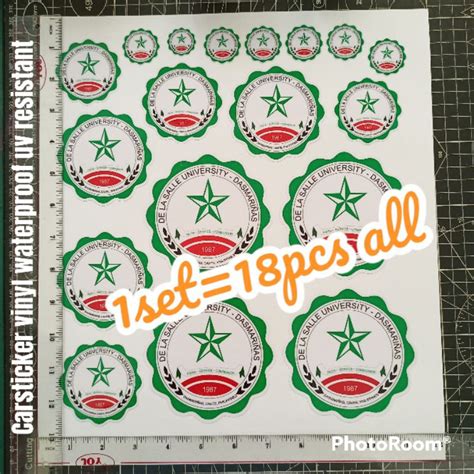 DLSU - DASMARINAS CAVITE LOGO STICKER VINYL CARSTICKER WATERPROOF ...