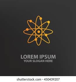 Atom Designlogo Templateclean Vector Stock Vector (Royalty Free) 450439207 | Shutterstock