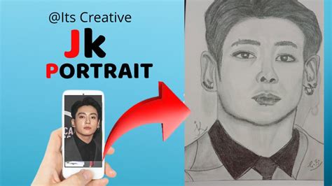 TURN ANY PHOTO INTO A PENCIL SKETCH/EASY PENCIL DRAWING/BTS ARMY ...