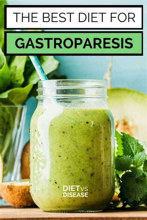 Gastroparesis Diet Modification