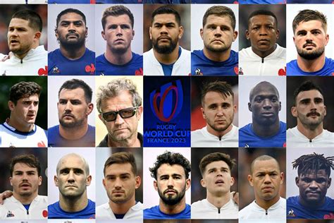 Who are the 33 French players called up for the 2023 Rugby World Cup ...