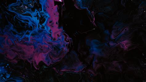 stains, liquid, blue, dark, texture, 4k HD Wallpaper