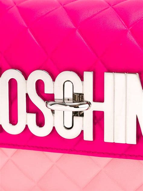 Moschino Logo Plaque Shoulder Bag, $1,258 | farfetch.com | Lookastic