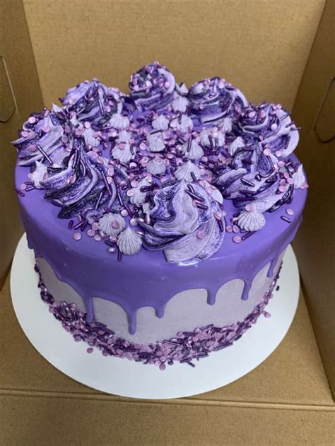 Purple drip cake in 2022 | Drip cakes, Cake, Desserts