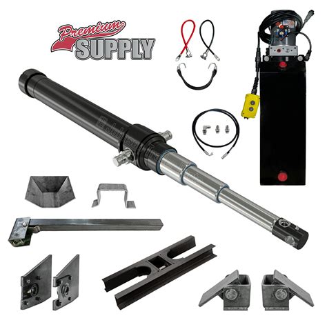 78" Stroke Telescopic Dump Trailer Kit | 7 Ton - Johnson Trailer Parts