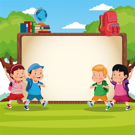 Children School Wallpaper