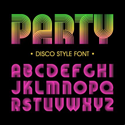 Word Party Font