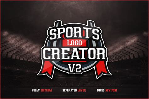 Sports Logo Creator V2 (184711) | Logos | Design Bundles