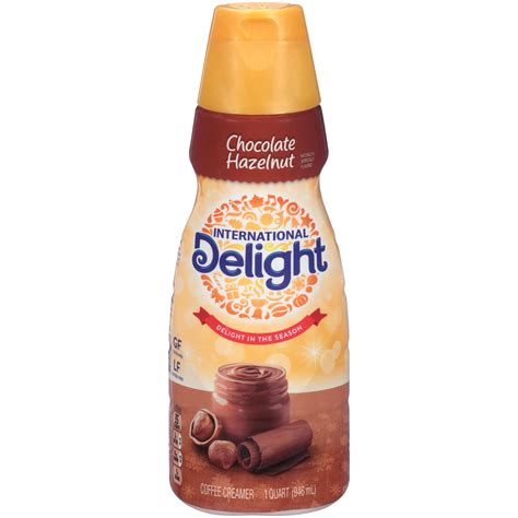 International Delight Chocolate Hazelnut Coffee Creamer, 32 oz - Walmart.com - Walmart.com