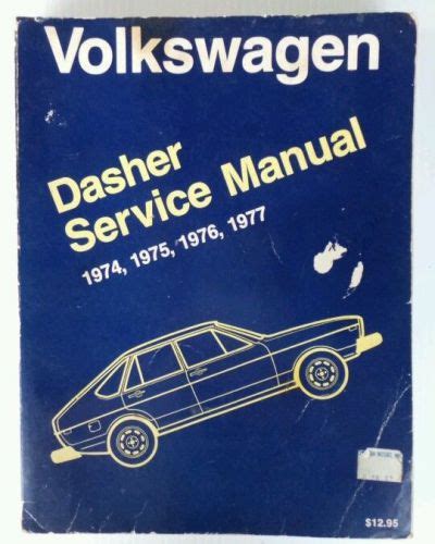 Find 1974 1975 1976 1977 Volkswagen Dasher Service Manual by Bentley in ...