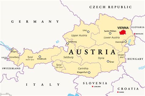 11,000+ Where Is Austria On The Map Stock Photos, Pictures & Royalty-Free Images - iStock