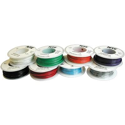 WHS24-09-25 | 24 AWG Solid Wire - White, 25ft