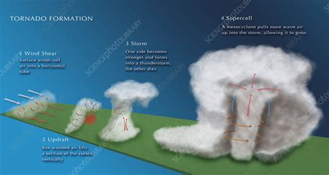 Tornado Formation Stages