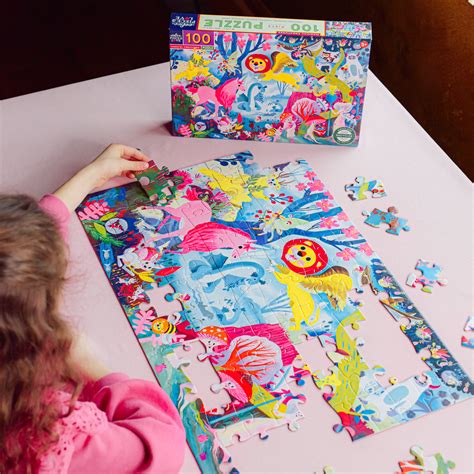 eeBoo 100 Piece Jigsaw Puzzles for Kids and Adults Makes a Great Gift