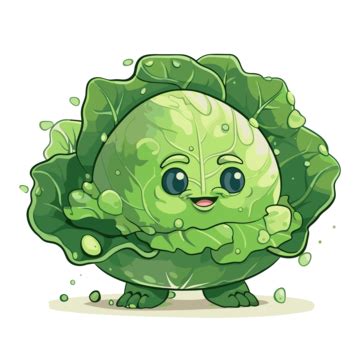 Cabbage Clipart Cartoon Character Cartoon Cabbage Cartoon Vector, Cabbage, Clipart, Cartoon PNG ...