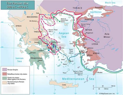 Battle Of Thermopylae Map