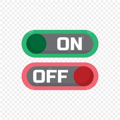 On Off Button Vector Art PNG, On Off Button Icon, On, Off, Button PNG Image For Free Download