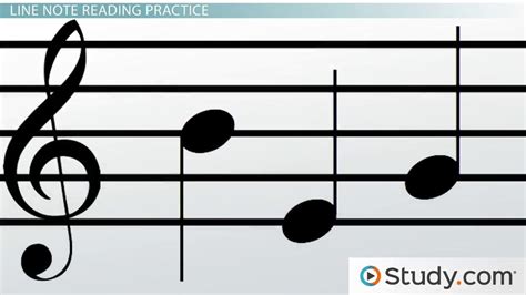 How to Read Notes on the Treble Clef Staff - Video & Lesson Transcript ...