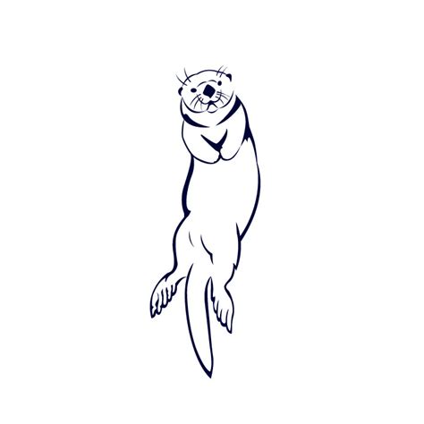 Sea Otter Drawing | Free download on ClipArtMag