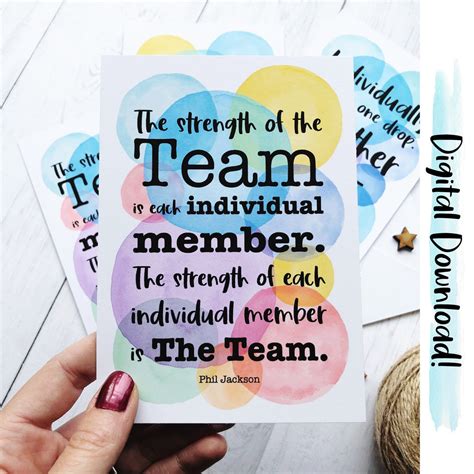 Teamwork Postcards, Printable Team Quotes, Positive Quotes, Staff Gifts, Colleague Postcards ...