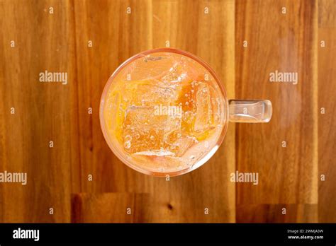 Jeju, tangerine tea, almond croffle, croissant, waffle, plain Stock Photo - Alamy